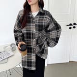 チェック柄シャツ オーバーサイズ ネルシャツ | COCOMOMO | 詳細画像4 