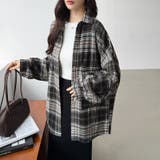 チェック柄シャツ オーバーサイズ ネルシャツ | COCOMOMO | 詳細画像7 