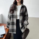 チェック柄シャツ オーバーサイズ ネルシャツ | COCOMOMO | 詳細画像8 