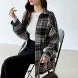 チェック柄シャツ オーバーサイズ ネルシャツ | COCOMOMO | 詳細画像3 