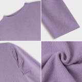 パフショルダーニット オフィスカジュアル 五分袖 | COCOMOMO | 詳細画像15 