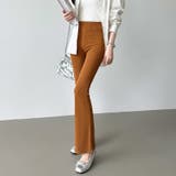 フレアパンツ リブレギンス ストレッチパンツ | COCOMOMO | 詳細画像28 