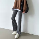 フレアパンツ リブレギンス ストレッチパンツ | COCOMOMO | 詳細画像30 