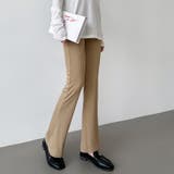 フレアパンツ リブレギンス ストレッチパンツ | COCOMOMO | 詳細画像38 