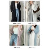 ふわふわシャギーニットガウン ロングカーディガン レディースアウター | COCOMOMO | 詳細画像17