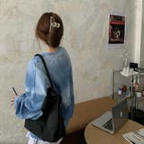 カジュアル 絞り染め スウェット トレーナー タイダイ柄 | COCOMOMO | 詳細画像12