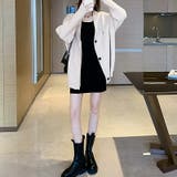 レディース トップス ニット カーディガン Free 長袖 春 春服 | COCOMOMO | 詳細画像4 