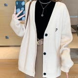 レディース トップス ニット カーディガン Free 長袖 春 春服 | COCOMOMO | 詳細画像5 