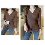 カシュクールニット クロスニット Vネック | COCOMOMO | 詳細画像11