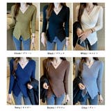 カシュクールニット クロスニット Vネック | COCOMOMO | 詳細画像21