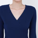 カシュクールニット クロスニット Vネック | COCOMOMO | 詳細画像14