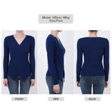 カシュクールニット クロスニット Vネック | COCOMOMO | 詳細画像19