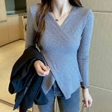 カシュクールニット クロスニット Vネック | COCOMOMO | 詳細画像6