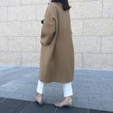ロングコート ノーカラーコート アウター | COCOMOMO | 詳細画像4