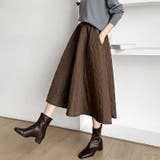 キルティング スカート フレア | COCOMOMO | 詳細画像7 