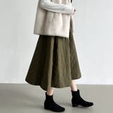 キルティング スカート フレア | COCOMOMO | 詳細画像10 