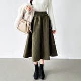 キルティング スカート フレア | COCOMOMO | 詳細画像9 