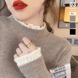 裏起毛 ニット トップス | COCOMOMO | 詳細画像1 