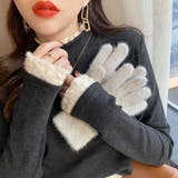 裏起毛 ニット トップス | COCOMOMO | 詳細画像2 