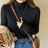 ふわふわ裏起毛 ヤク風メロフリルニット ハイネック | COCOMOMO | 詳細画像9 