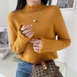 ふわふわ裏起毛 ヤク風メロフリルニット ハイネック | COCOMOMO | 詳細画像21 