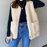 ふわふわ裏起毛 ヤク風メロフリルニット ハイネック | COCOMOMO | 詳細画像8 