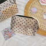 メッシュポーチ ハート柄 プリントポーチ 日用雑貨 バッグ | COCOMOMO | 詳細画像12