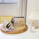 メッシュポーチ ハート柄 プリントポーチ 日用雑貨 バッグ | COCOMOMO | 詳細画像16