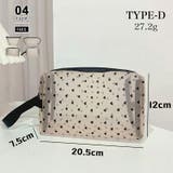 D | メッシュポーチ ハート柄 プリントポーチ 日用雑貨 バッグ | COCOMOMO