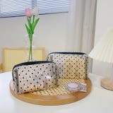 メッシュポーチ ハート柄 プリントポーチ 日用雑貨 バッグ | COCOMOMO | 詳細画像5