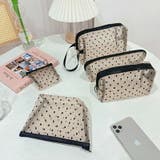 メッシュポーチ ハート柄 プリントポーチ 日用雑貨 バッグ | COCOMOMO | 詳細画像7