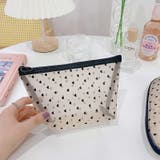 メッシュポーチ ハート柄 プリントポーチ 日用雑貨 バッグ | COCOMOMO | 詳細画像8