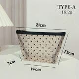 メッシュポーチ ハート柄 プリントポーチ 日用雑貨 バッグ | COCOMOMO | 詳細画像9