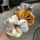 シャイニー素材シュシュ 光沢感 キラキラ | COCOMOMO | 詳細画像3 