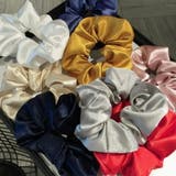 シャイニー素材シュシュ 光沢感 キラキラ | COCOMOMO | 詳細画像6 