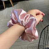 シャイニー素材シュシュ 光沢感 キラキラ | COCOMOMO | 詳細画像9 