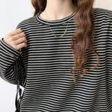 ボーダーロングTシャツ 春 ボーダー | COCOMOMO | 詳細画像11 