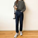 ボーダーロングTシャツ 春 ボーダー | COCOMOMO | 詳細画像14 