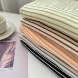 ボーダーロングTシャツ 春 ボーダー | COCOMOMO | 詳細画像22 