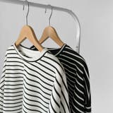 ボーダーロングTシャツ 春 ボーダー | COCOMOMO | 詳細画像25 