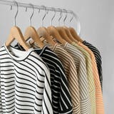 ボーダーロングTシャツ 春 ボーダー | COCOMOMO | 詳細画像26 