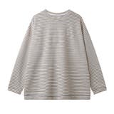 ボーダーロングTシャツ 春 ボーダー | COCOMOMO | 詳細画像35 