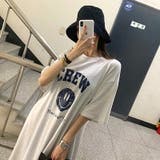 フレアワンピース カレッジアソート プリント | COCOMOMO | 詳細画像9 