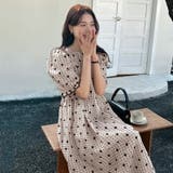 ハート ドット柄 ワンピース | COCOMOMO | 詳細画像13