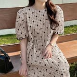 ハート ドット柄 ワンピース | COCOMOMO | 詳細画像2