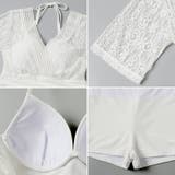 水着 水着セット ワンピース水着 レース シースルー半袖 | COCOMOMO | 詳細画像15