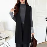 ジレ ベスト レイヤードアウター | COCOMOMO | 詳細画像9 