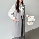 ジレ ベスト レイヤードアウター | COCOMOMO | 詳細画像12 