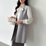 ジレ ベスト レイヤードアウター | COCOMOMO | 詳細画像13 