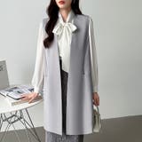 ジレ ベスト レイヤードアウター | COCOMOMO | 詳細画像16 